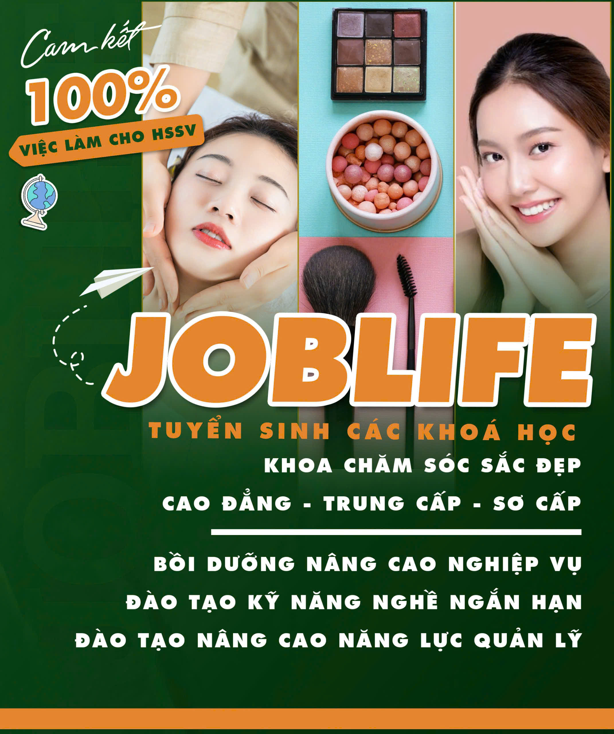 Hoc vien JobLife thuc tap tai Spa 5 sao